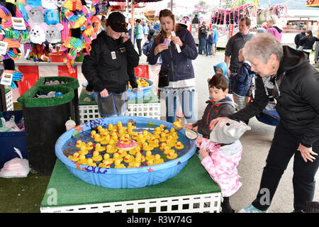 Alaska State Fair, carnevale giochi, Palmer, Alaska, STATI UNITI D'AMERICA Foto Stock