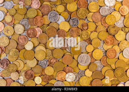 Sudafricano delle monete in valuta closeup foto Foto Stock