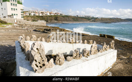 Villaggio di Pescatori Ericeira. L'Europa del sud, Portogallo Foto Stock