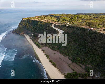 Indonesia, Bali, vista aerea di Nyang Nyang beach Foto Stock