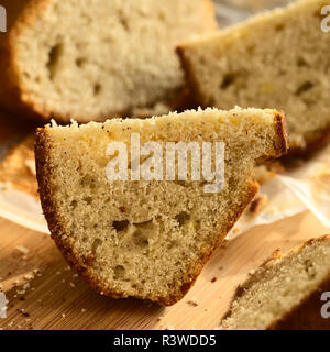 Zabaione fetta di torta Foto Stock