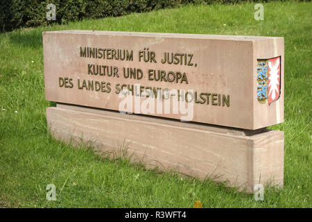 Ministero della giustizia, della cultura e degli affari europei DEL LAND SCHLESWIG-HOLSTEIN Foto Stock