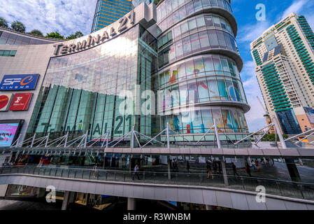 BANGKOK, Tailandia - 01 agosto: Questo è il terminale 21 shopping mall un popolare centro commerciale e turistico nella zona del centro cittadino su agosto 01, 20 Foto Stock