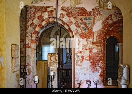 Italia Piemonte Cuneo Piazza Virginio ex piazza del mercato del vino - Chiesa di San Francesco, complesso monumentale Foto Stock