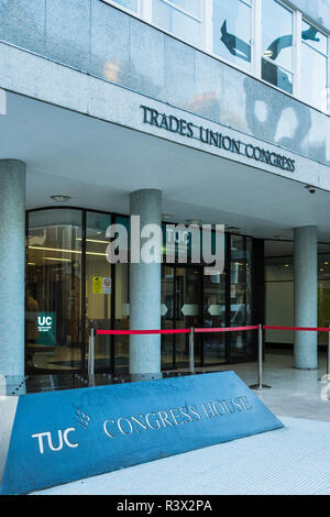 TUC, la casa dei congressi, London, England, Regno Unito Foto Stock