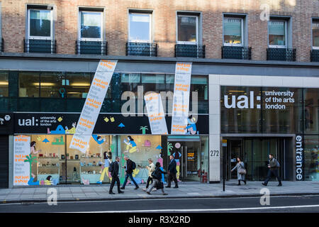 Università delle Arti di Londra, 272 High Holborn, Londra, Inghilterra, Regno Unito Foto Stock