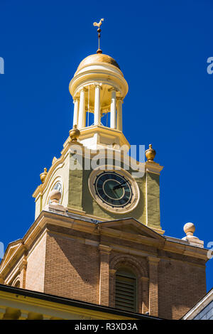 Storico tribunale di clock tower, Silverton, Colorado, Stati Uniti d'America. (Solo uso editoriale) Foto Stock