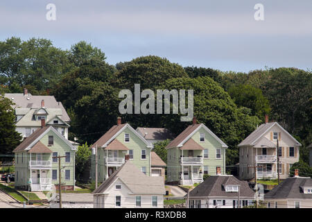 Case in Groton, Connecticut, USA. Foto Stock