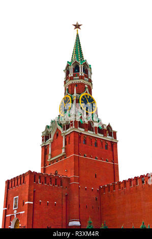 Moscow Kremlin isolato Foto Stock