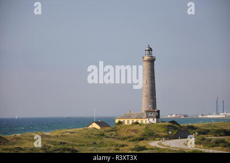 Faro di Skagen in Danimarca Foto Stock