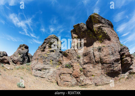 Stati Uniti d'America, Idaho, città di roccia riserva nazionale, bella città di roccia, a sud di Fairfield Foto Stock