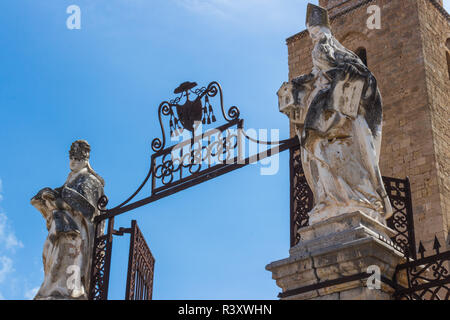 Dettaglio di Cattedrale-basilica di Cefalù Foto Stock