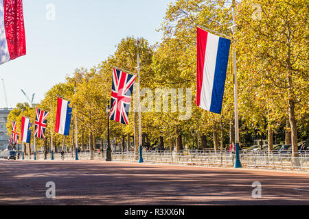 Una tipica vista in Londra Foto Stock