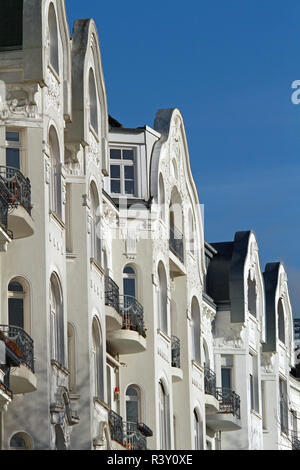 Edifici art nouveau in Amburgo Foto Stock