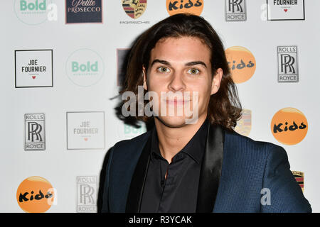 Chris Clark assiste una cena per raccogliere fondi per i bambini, una carità che supporta i bambini disabili, i giovani e le loro famiglie a Riverbank Park Plaza il 24 novembre 2018, Londra, Regno Unito. Credito: Picture Capital/Alamy Live News Foto Stock