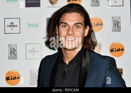 Chris Clark assiste una cena per raccogliere fondi per i bambini, una carità che supporta i bambini disabili, i giovani e le loro famiglie a Riverbank Park Plaza il 24 novembre 2018, Londra, Regno Unito. Credito: Picture Capital/Alamy Live News Foto Stock