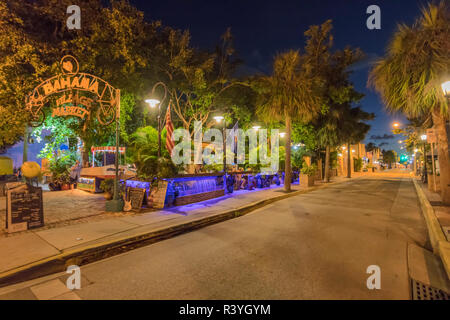 Petronia Street in Bahama Village di Key West, Florida, Stati Uniti d'America Foto Stock