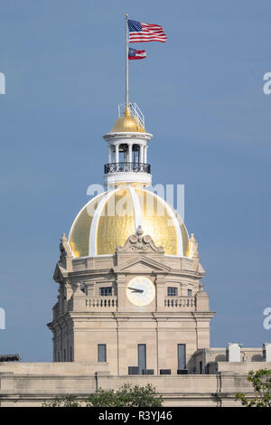 Municipio, Savannah, Georgia, Stati Uniti d'America Foto Stock