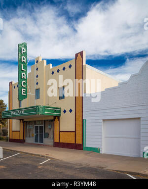 Edificio in Marfa, Texas Foto Stock