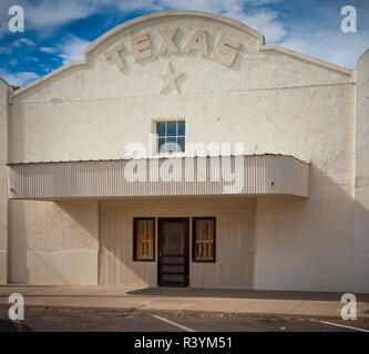 Edificio in Marfa, Texas Foto Stock