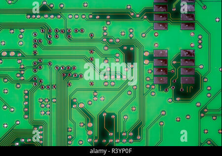 Circuito stampato - scheda madre Foto Stock