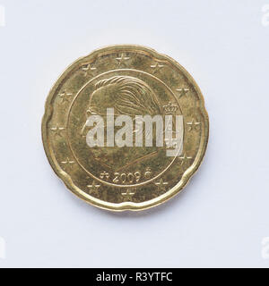 Belga di 20 cent Foto Stock