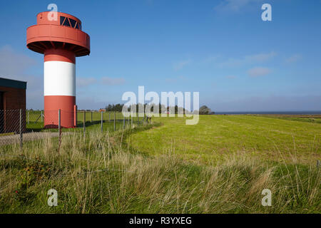 Nebel (Amrum) - faro di segnalazione incendio Foto Stock