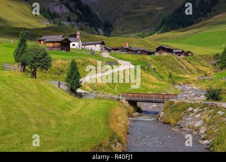 Fane alm - Malga Fane 01 Foto Stock