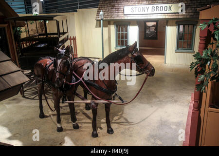 Carriage House, Long Island Museum, lo Stony Brook, Brookhaven, New York, Stati Uniti d'America. Foto Stock