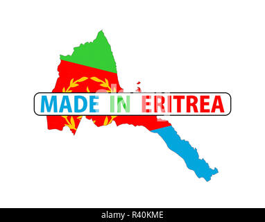 fatto in eritrea Foto Stock