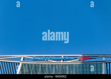 Bank of America Sede del Regno Unito nelle Docklands di Londra Foto Stock