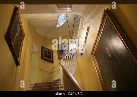 Gainsborough's House Museum, Gainsborough Street, Sudbury, Babergh district, Suffolk, East Anglia, Inghilterra, Gran Bretagna, Regno Unito, Gran Bretagna, Europa Foto Stock