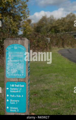 Stati Uniti d'America, nello Stato di Washington, Bellevue. Il Mercer Slough Natura Park Foto Stock