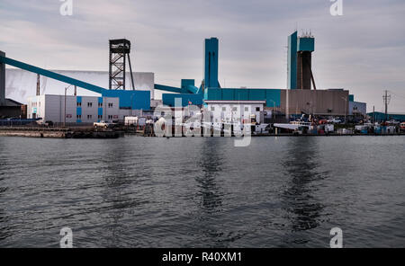 Impianti industriali a Goderich porta. Foto Stock