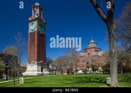 Stati Uniti d'America, Rhode Island, la provvidenza, Brown University, Ivy League campus e Carrie Tower Foto Stock