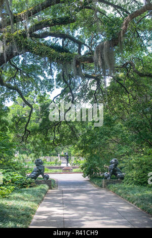 Diana del Chase, Diana piscina, Brookgreen Gardens, Murrells Inlet, South Carolina, STATI UNITI D'AMERICA Foto Stock