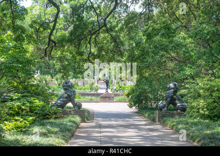 Diana del Chase, Diana piscina, Brookgreen Gardens, Murrells Inlet, South Carolina, STATI UNITI D'AMERICA Foto Stock