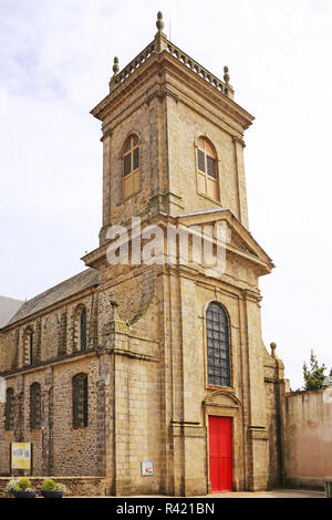 Saint-gildas-en-rhuys chiesa in Bretagna Foto Stock