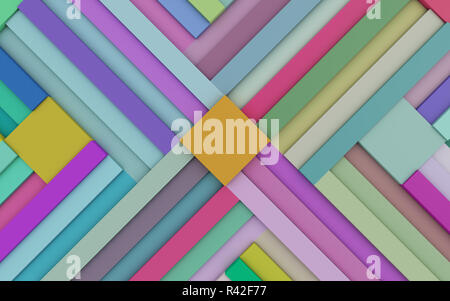 Abstract colorato sfondo geometrica Foto Stock