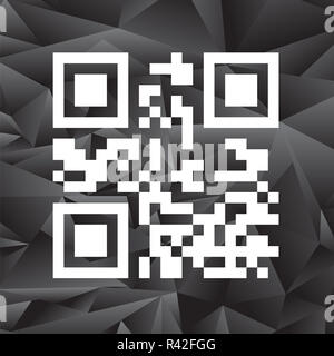 Esempio di codice QR pronto per eseguire la scansione con Smart Phone Foto Stock
