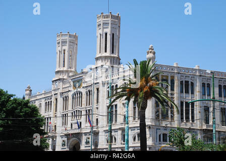 La città il palazzo civico del comune di roma cagliai via sardegna casteddu caralis castello 09100 070 ss131 saturnius sardegna italia sardegna town hall Foto Stock