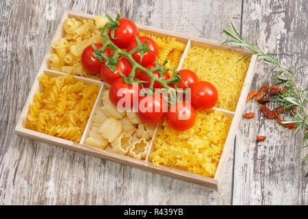 Tagliatelle diversi Foto Stock