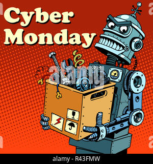 Robot Cyber lunedì gadget e electronics Foto Stock