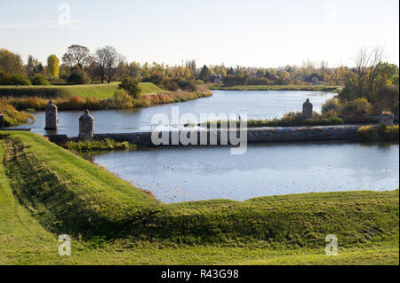 Bastion Zubr (Bison Bastion), Sluza Kamienna (blocco di pietra) e Bastione Wilk (Wolf Bastion) costruito nel XVII secolo è una parte di inizio moderno Bastion-tipo Foto Stock