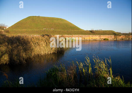 Bastion Zubr (Bison Bastion) costruito nel XVII secolo è una parte di inizio moderno Bastion tipo di fortificazione di Danzica, nella città bassa del centro storico di Foto Stock