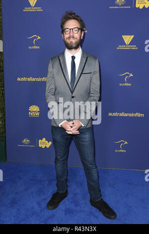 7 Assemblea gli australiani in Film Awards Gala tenutosi a Hollywood del Paramount Studios - Arrivi con: James Cooper dove: Los Angeles, California, Stati Uniti quando: 25 Ott 2018 Credit: Sheri Determan/WENN.com Foto Stock