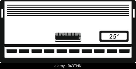Condizionatore automatico icona. Semplice illustrazione del condizionatore automatico icona vettoriali per il web design isolato su sfondo bianco Illustrazione Vettoriale