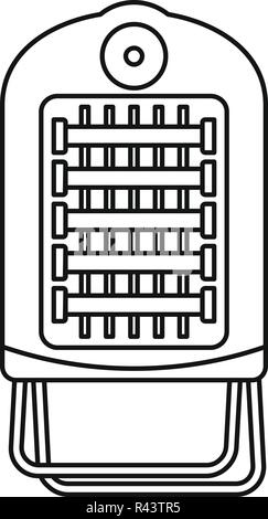 Hot convettore piccola icona. Schema Illustrativo del caldo convettore piccola icona vettoriali per il web design isolato su sfondo bianco Illustrazione Vettoriale