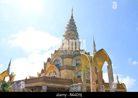 Tempio Phasornkaew ,che luogo di meditazione che pratiche a Khao Kho Phetchabun Thailandia. Foto Stock