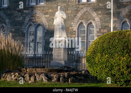Religione Irlanda Statua di San Francesco al Frate Francescano, Killarney, County Kerry, Irlanda Foto Stock